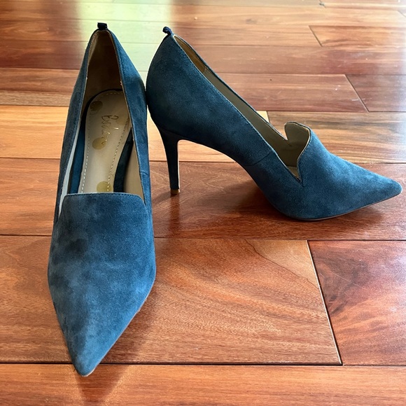 Boden Millie Courts Suede Heels - Picture 1 of 8